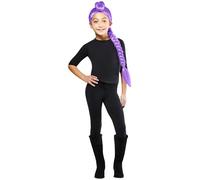 RUBIES PARRUCCA RUMI per bambina, ragazze, k-pop- Rumi, netflix, parrucca, licenza ufficiale Netflix, demon hunters, huntrix, per carnevale, feste e cosplay