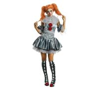 Rubie's Pennywise IT - Costume da clown, da donna, taglia S, per adulti