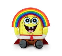 Rubies Plush Bob Sponge Rainbow Hugme Vibrating Kidrobot, bambola di peluche, peluche per regali, compleanni, collezionisti e Natale