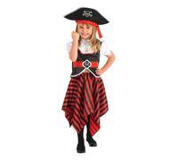 Rubie's Raggy Travestimento da Pirata per Ragazze - Costume Bambini - Medium - 1