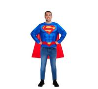 Rubies Rubes - Maglietta ufficiale DC Comics Superman, per adulti, taglia M-L