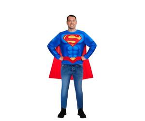 Rubies Rubes - Maglietta ufficiale DC Comics Superman, per adulti, taglia M-L