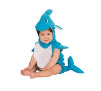 Rubies Costume Delfin per Neonato, Tutina con Coda e Cappello, Taglia 1-2 Anni, Licenza Ufficiale per Carnevale, Feste, Compleanni