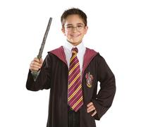 Rubies Cravatta Harry Potter per ragazzi e ragazze, con finitura lucida e colori ufficiali Grifondoro Cravatta ufficiale Harry Potter per Halloween, Natale, carnevale e compleanni