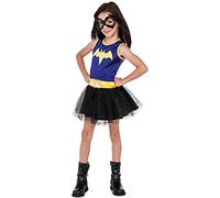 Rubie's Rubies DC Superhero Girls Ufficiale - Vestito Tutu Batgirl - Costume da Bambina - Costume Viola e Nero, Maschera - Taglia Unica - 4-6 Anni, per Halloween, Carnevale, Idea Regalo di Natale