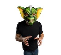 Rubie's Rubies Gremlins: Maschera a strisce con capelli per adulti, unisex, taglia unica, verde