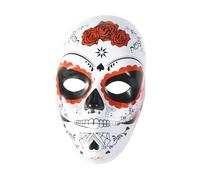 Rubies Katrina, Maschera Teschio con Rose per Adulti, Taglia Unica, Giorno dei Morti, Ufficiale Rubies, per Halloween, Carnevale e Feste