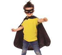 Rubies S8014-M Costume da supereroe nero, multicolore, taglia unica