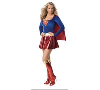 Rubie's Secret Wishes - Costume da Supergirl da donna, rosso/blu., Più