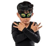 Rubies Set accessori Cat Noir per ragazzi e ragazze, antifaccia, fascia con orecchie e anello, ufficiale Miraculous Ladybug per Carnevale, Halloween, Natale e compleanno