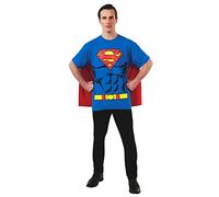 Rubie's Set costume da Superman ufficiale da adulto con t-shirt - taglia XL