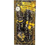 Rubie's Sfondo in plastica per selfie, per festa di Capodanno, 12,7 x 1,5 m