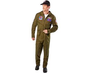 Rubies Slipper Company LLC Top Gun Men's Jumpsuit Fancy Dress Costume Small