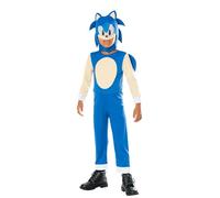 Rubie's Sonic - Costume classico per bambini, 3016019-10000, colore: blu, 9-10 anni