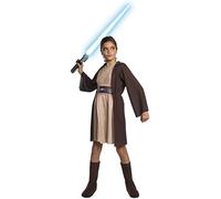 Rubie's Star Wars Star Wars Classic Bambino Deluxe Jedi Vestito con cappuccio - Costume per bambine - Taglia 140 - L