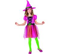 Rubies Strega Superstar Rosi per ragazza, Abito e capello, Oficiale Rubies per halloween, carnevale e cumpleanni