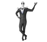 Rubie's The Nightmare Before Christmas 2nd Skin Jack Skellington Costume nero