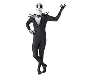 Rubie's The Nightmare Before Christmas 2nd Skin Jack Skellington, Costume Nero, XL