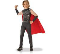 RUBIES - THOR - Marvel ufficiale - Costume da supereroe per bambini, ingresso di gamma, taglia 5-6 anni. Costume con tuta e maschera in PVC, per compleanno, carnevale