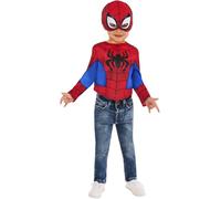 RUBIE'S Top classico Spidey + Maschera - Taglia unica 3-4 anni