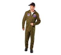 Rubies Top Gun Men's Jumpsuit Fancy Dress Costume X-Large