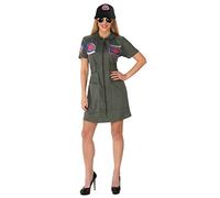 Rubies Top Gun Uniform Women's Costume Dress & Hat - Small