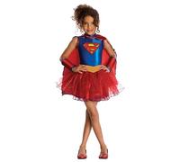 Rubie's Official DC Supergirl Tutu Girls Costume, Kids Fancy Dress Super Hero