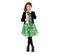 Incantevole Slytherin Verde Gonna per Bambini Costume Festa
