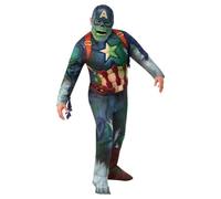 Rubie's Ufficiale 702866TEEN000 Costume Deluxe Zombie Capitan America Marvel Halloween Bambini Ragazzi