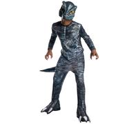 Rubies Costume Velociraptor Classic per bambini, Tuta, copristivali, coda e masc