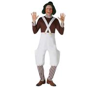 Rubies Ufficiale Willy Wonka e The Chocolate Factory Oompa Loompa Costume adulto (Large) Halloween