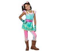 Rubies Unicorn Academy Ava - Costume da bambina con leggings, cintura, guanti e accessori