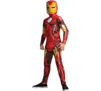 Rubies Iron Man (116 Cm) Custom Rosso Bambini