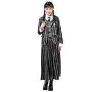 RUBIES Wednesday Nevermore Costume Uniforme Scolastica da Donna, Top con Giacca e Gonna, Mercoledì Addams Ufficiale per Halloween, Carnevale e Cosplay