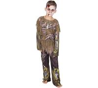 Rubies Zombie Contagioso per bambino e bambina, Non morti, Tuta stampata, Licenza Ufficiale per Halloween, Feste, Cosplay e Carnavele