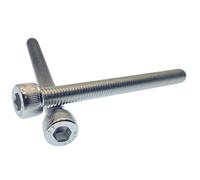 Rubigo Bulloni M8, M8 x 80 mm, viti a testa esagonale, viti in acciaio inox A2, diametro 8 mm, completamente filettate, viti M8, industriali, interni ed esterni (6 pezzi)