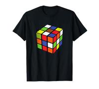 Rubiks Cube colorato 3x3 cubo matematico gioco velocità cubi puzzle Maglietta