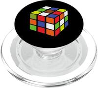 Rubiks Cube colorato 3x3 cubo matematico gioco velocità cubi puzzle PopSockets PopGrip per MagSafe