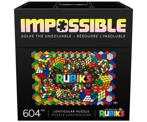 Rubik's Cube, Puzzle Rubik's Impossible, Puzzle lenticolare da 604 pezzi, a partire dai 14 anni
