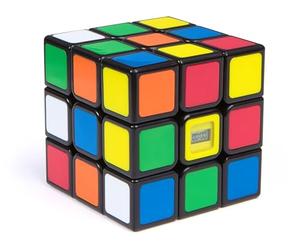 Rubik's, Cubo Timer, Cubo 3X3 Con Cronometro, Batti Il Tuo Record, 8+ | Cronometro Integrato, Display Analogico, 3 Pile a Moneta Sostituibili, Supporto Incluso, Reset In 3 Secondi, Speedcubing