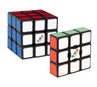 Rubik's Starter Pack, il cubo originale 3x3 e il set regalo con bordo 3x3x1, cubo antistress e giocattolo da viaggio