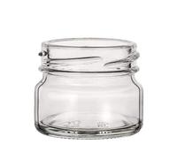 Rubin 120 Vasetti in Vetro Monodose da 30 ml con Tappi Oro