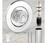 Rubinetteria Compatibile Kit Piastra Doccia con Cartuccia per Bagno, Idraulici