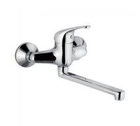 Rubinetteria Mariani Serie Epic 501/E2 Miscelatore monocomando lavello a Parete Bocca Girevole.