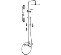 Rubinetteria Paffoni Birillo Colonna Doccia Regolabile Con Tubo Lungo Cromata Codice Prod: Zcol721liqcr