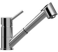 BI183CR-RED Miscelatore lavello monoforo doccia estraibile BIRILLO PAFFONI