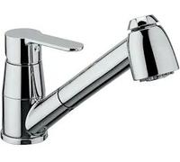 Rubinetteria Paffoni Blu Rubinetto Cucina Con Doccia Estraibile Codice Prod: Blu183cr