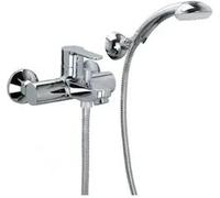 Miscelatore per vasca doccia Paffoni Blu con doccetta e flessibile BLU023CR