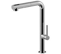 Miscelatore per lavello Paffoni Chef con doccetta estraibile 2 getti CH985CR