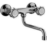 Miscelatore a parete per lavello Paffoni Danubio cromato DA161CR